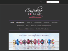 Tablet Screenshot of confidencebeads.com